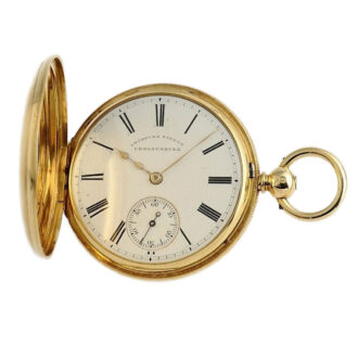 English watch with chronometer detent escapement Circa 1842 English watch with chronometer detent escapement Circa 1842