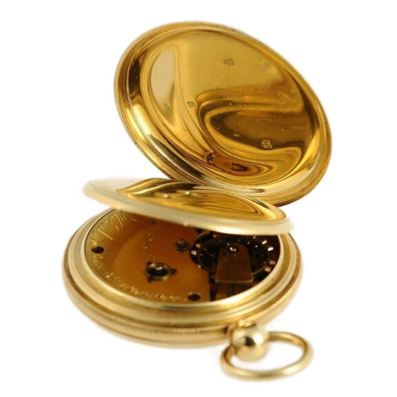 English watch with chronometer detent escapement Circa 1842 English watch with chronometer detent escapement Circa 1842