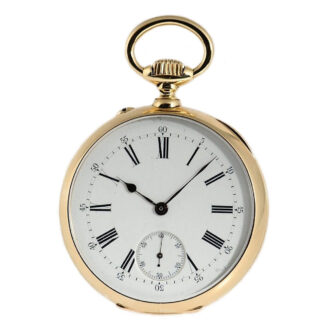 Swiss gentleman's pocket lever chronometer Circa 1890