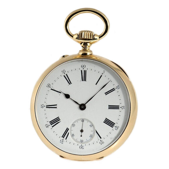 Swiss gentleman's pocket lever chronometer Circa 1890
