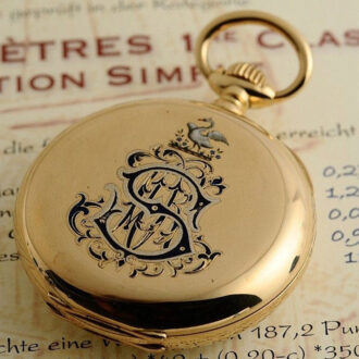 Swiss gentleman's pocket lever chronometer Circa 1890