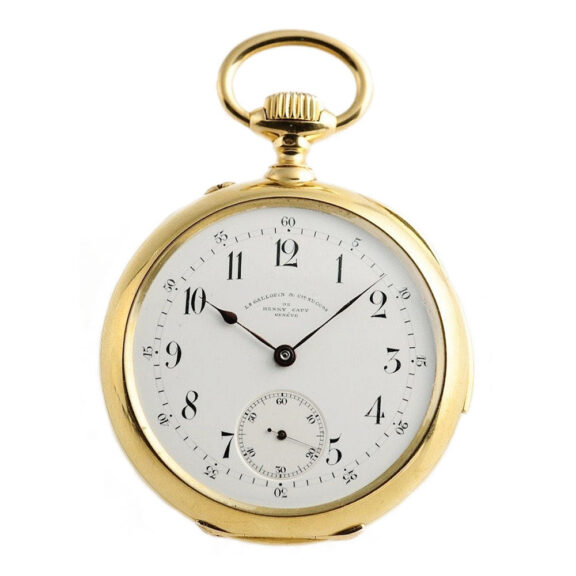 Swiss gentleman's minute repeating pocket watch Circa 1900