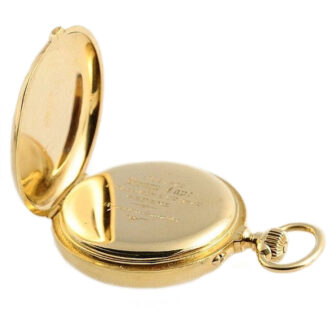 Swiss gentleman's minute repeating pocket watch Circa 1900