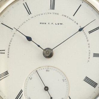 American rare and historically important pocket watch circa 1867