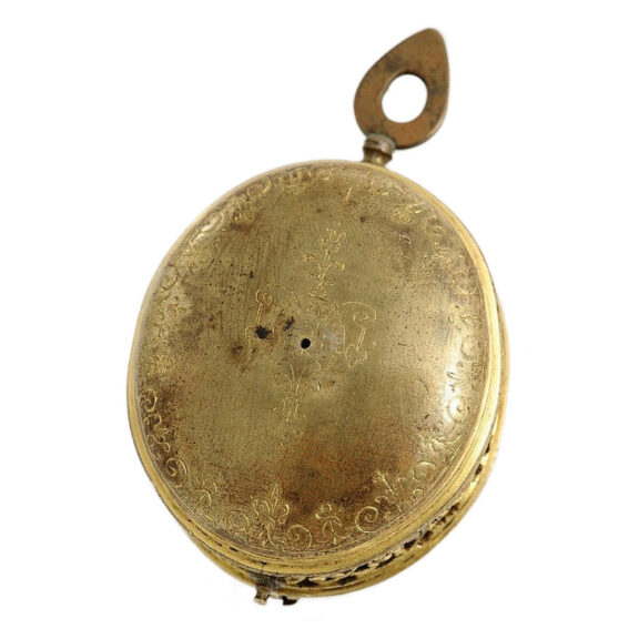 German pendant watch case with later movement Circa 1620 German pendant watch case with later movement Circa 1620