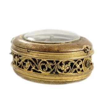 German pendant watch case with later movement Circa 1620