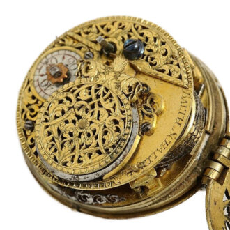 German pendant watch case with later movement Circa 1620