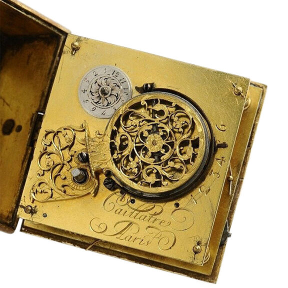 Swiss square and large one-handed verge pocket watch Circa 1690 Swiss square and large one-handed verge pocket watch Circa 1690