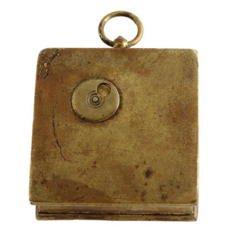Swiss square and large one-handed verge pocket watch Circa 1690