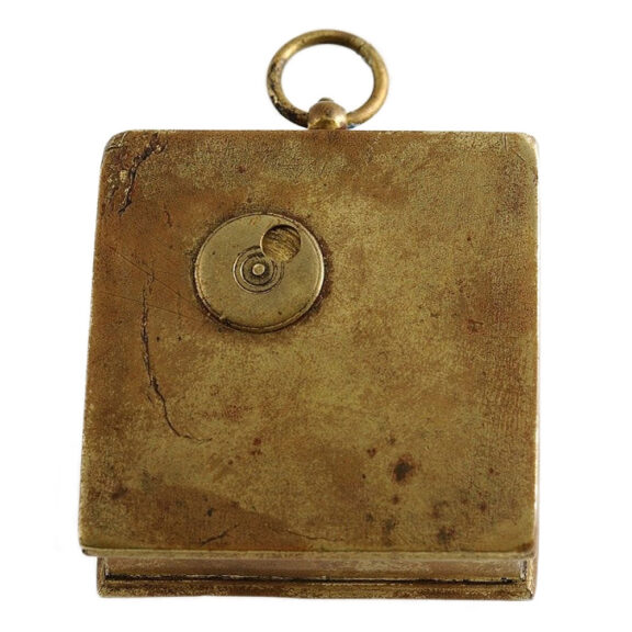 Swiss square and large one-handed verge pocket watch Circa 1690 Swiss square and large one-handed verge pocket watch Circa 1690