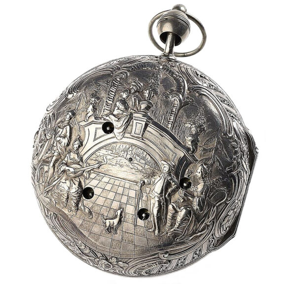 German Grande Sonnerie repeater with alarm and date 1770 German Grande Sonnerie repeater with alarm and date 1770
