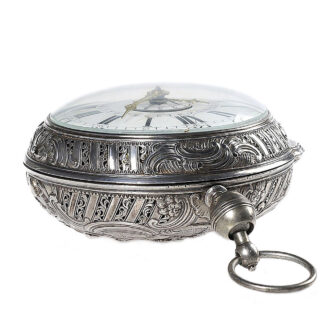 German Grande Sonnerie repeater with alarm and date 1770