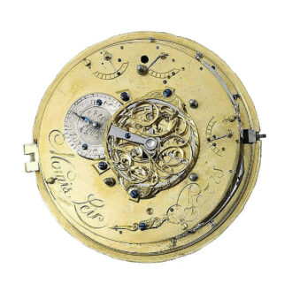 German Grande Sonnerie repeater with alarm and date 1770