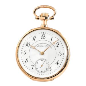 German Glashütte watch with an unusual case design Circa 1898