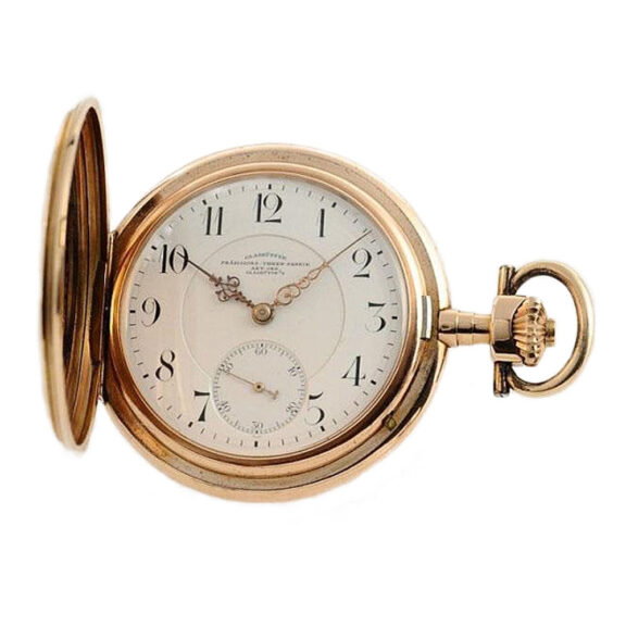 German Glashütte pocket watch with chatelaine Circa 1900 German Glashütte pocket watch with chatelaine Circa 1900