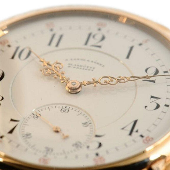 German gold heavy Glashütte Ankerchronometer Circa 1889 German gold heavy Glashütte Ankerchronometer Circa 1889