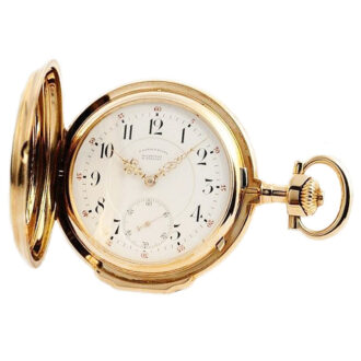 German gold Glashütte Ankerchronometer Circa 1889