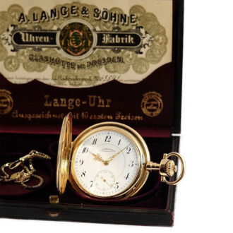German pocket watch with original box and certificate Circa 1913