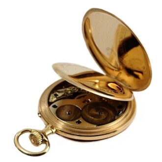 German gold prime quality 1A Glashütte pocket watch Circa 1900