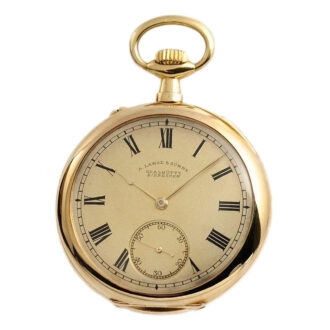 German gold prime quality 1A Glashütte pocket watch Circa 1900