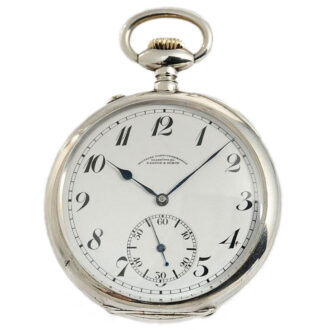 German silver Glashütte deck watch with swastika Circa 1936