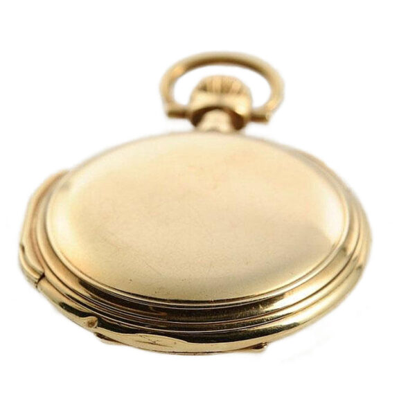 German 14K gold Glashütte Louis-XV pocket watch Circa 1925 German 14K gold Glashütte Louis-XV pocket watch Circa 1925