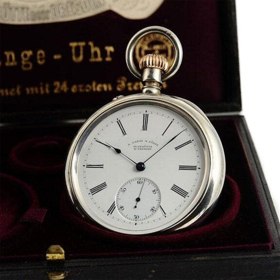 German silver prime 1A quality Glashütte pocket watch Circa 1896 German silver prime 1A quality Glashütte pocket watch Circa 1896