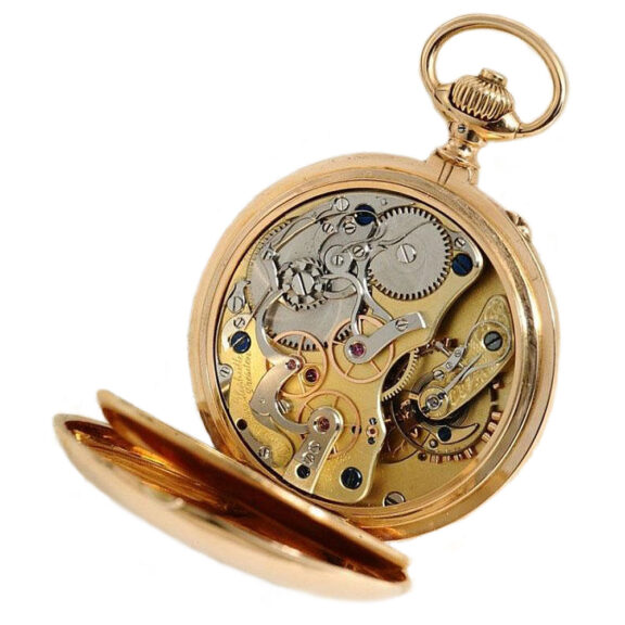 German rare lever chronometer with chronograph Circa 1896 German rare lever chronometer with chronograph Circa 1896
