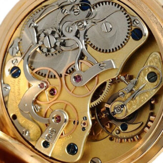 German rare lever chronometer with chronograph Circa 1896