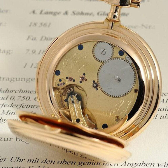 German rare Glashütte minute repeating pocket watch Circa 1885 German rare Glashütte minute repeating pocket watch Circa 1885