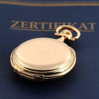 German rare Glashütte minute repeating pocket watch Circa 1885