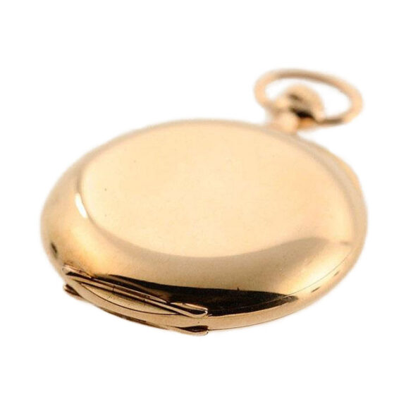 German pink gold Glashütte lady's pocket watch Circa 1908 German pink gold Glashütte lady's pocket watch Circa 1908