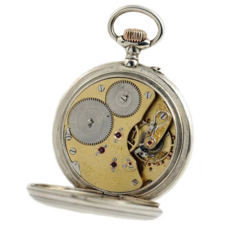 German silver Glashütte open faced keyless watch Circa 1910