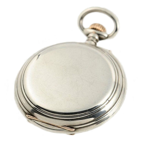 German silver Glashütte open faced keyless watch Circa 1910 German silver Glashütte open faced keyless watch Circa 1910