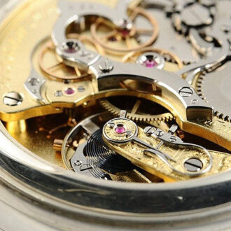 Unique German rare silver complicated lever watch Circa 1922