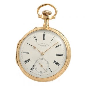 German gold pocket watch manufactured in quality 1A Circa 1878