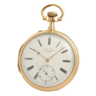German gold pocket watch manufactured in quality 1A Circa 1878