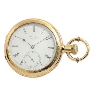 German very rare Glashütte cut hunter pocket watch Circa 1860