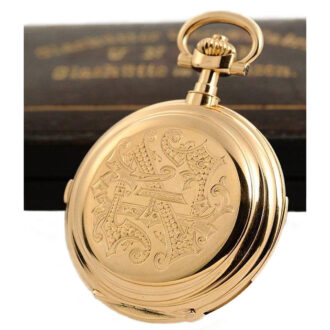 German minute repeating watch with chronograph Circa 1902
