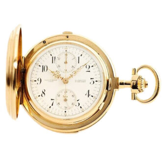 German minute repeating watch with chronograph Circa 1902