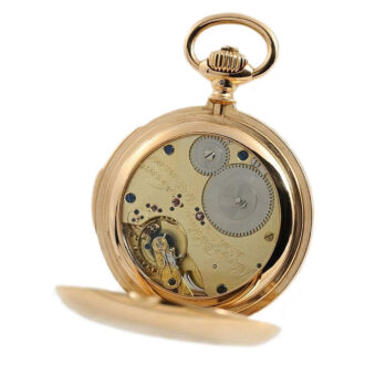 German gold quarter repeating hunting case watch Circa 1888