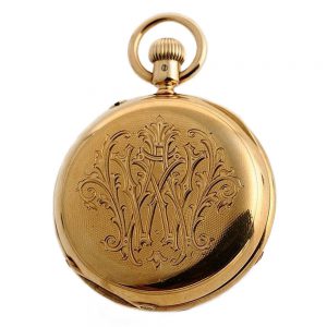 German gold pocket watch manufactured in quality 1A Circa 1890