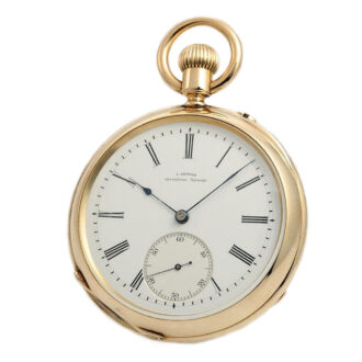 German gold pocket watch manufactured in quality 1A Circa 1890