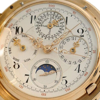 Swiss gold chronograph minute repeating watch Circa 1884 Swiss gold chronograph minute repeating watch Circa 1884