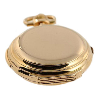 Swiss gold chronograph minute repeating watch Circa 1884 Swiss gold chronograph minute repeating watch Circa 1884