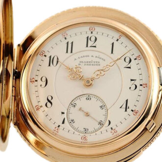 German extremely rare Glashütte repeating pocket watch Circa 1898