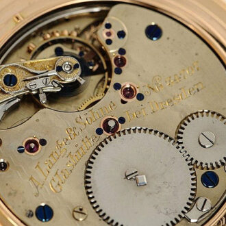 German extremely rare Glashütte repeating pocket watch Circa 1898