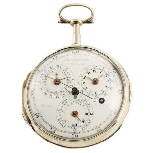 German silver Astronomical watch, museum quality Circa 1790