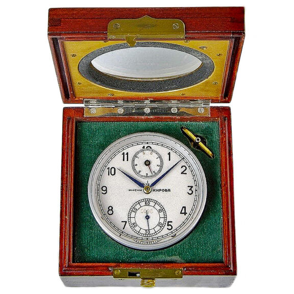 Russian chronometer with constant force escapement Circa 1964