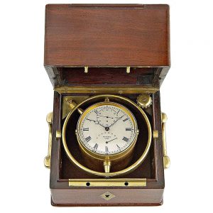 French deck watch with 49h power reserve indicator Circa 1840